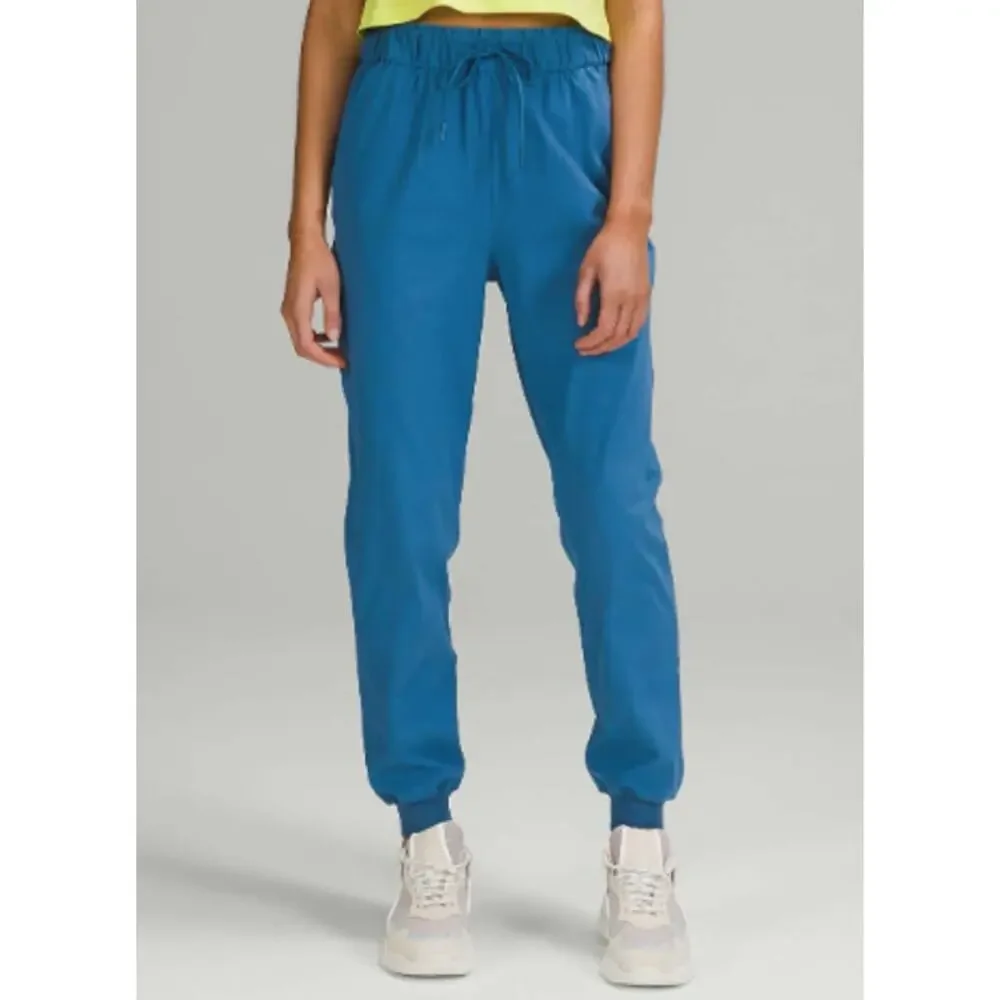 Lululemon Women's Stretch‎ High-Rise Jogger Pants Full Length Blue 4